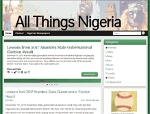 Tablet Screenshot of allthingsnigeria.com